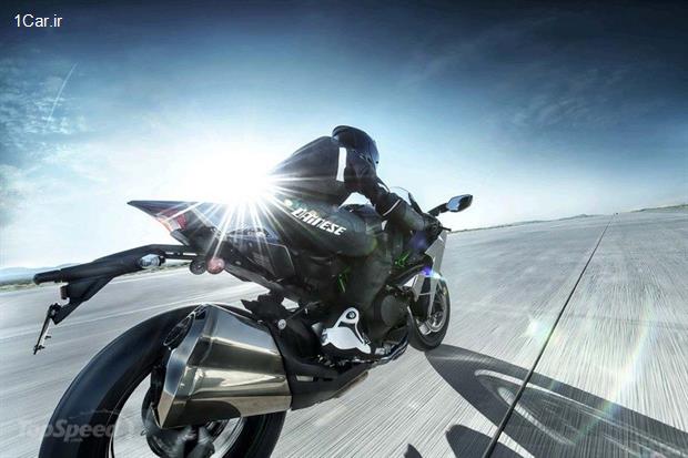 بررسی موتورسیکلت کاوازاکی Ninja H2 مدل 2015